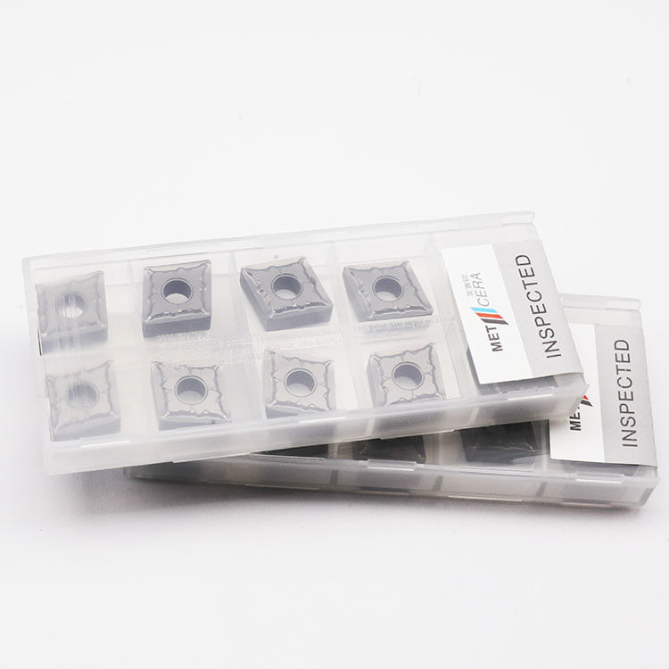 Hoge Sterkte TiCN Gebaseerde Cermet Draaiwisselplaten CNMG120408-MS1 met HRA92.5 Hardheid voor Slijtvastheid bij Extern Draaien