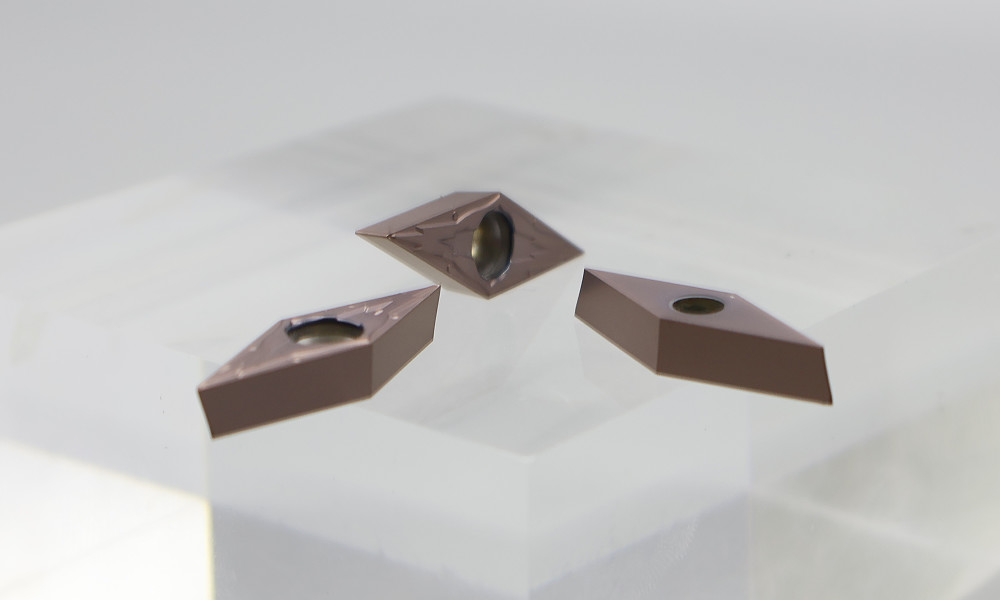 Carbide-draaiing van inzetstukken Rombische 35° coating draaibank Carbide-inzetstukken voor afwerking op staal VBMT160402