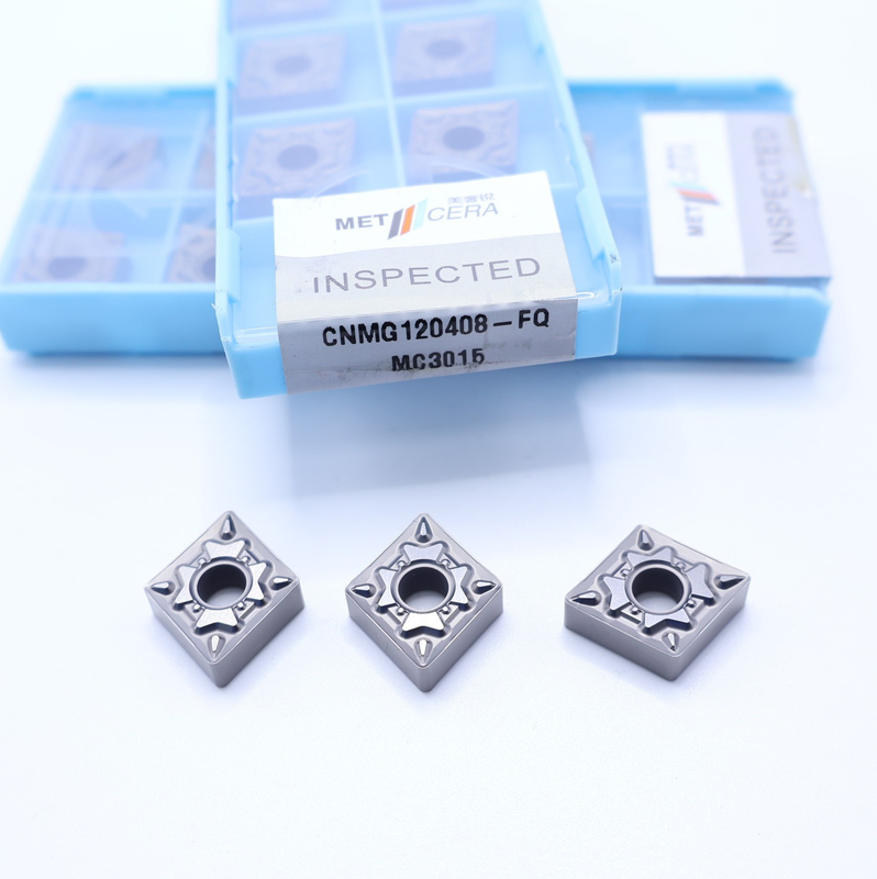 HRA92.5 Hardheid CNMG120408-FQ Externe draaimachine CNC draaibank Invoegingen Klasse MC3015 Niet-gecoat Cermet-invoegsel