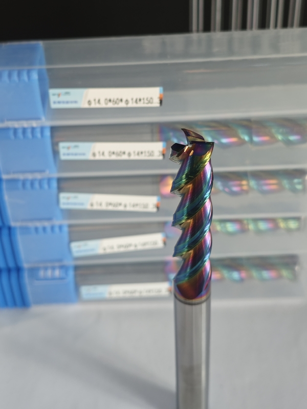 MAE PLUS Long Length Carbide EndMill voor non-ferro metalen Aluminium en koper Verwerkingsmolen 14mm φ14.0 x 60 x φ14 x 150mm