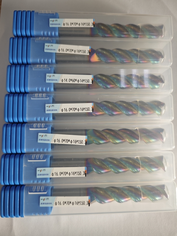 MAE PLUS Long Length Carbide EndMill voor non-ferro metalen Aluminium en koper Verwerkingsmolen 14mm φ14.0 x 60 x φ14 x 150mm