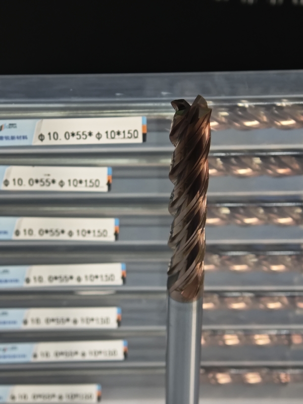MPE4 Super Long Flute Solid Carbide Long Milling Cutter HRC55-HRC60 Hardheid 4 Flute Long End Mill φ10.0 x 55 x φ10 x 150mm