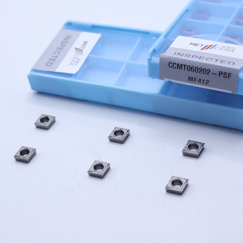 CCMT060202 CNC draaibank indexerbare carbide draaiing insert, Carbide insert voor staal, legering, Finish chipbreaker voor interne draaiing