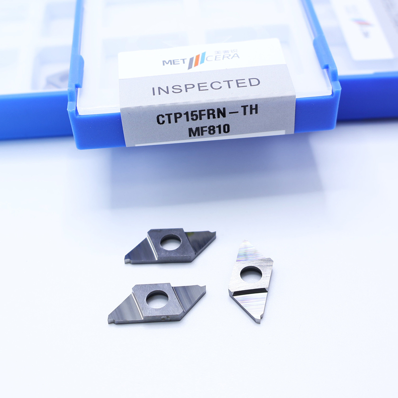 CTP15FRN-TH ongecoate afsplitsing indexbare inzetstukken CNC-carbide-inzetstuk voor afsnijhardheid HRA91.8 coating ongecoat