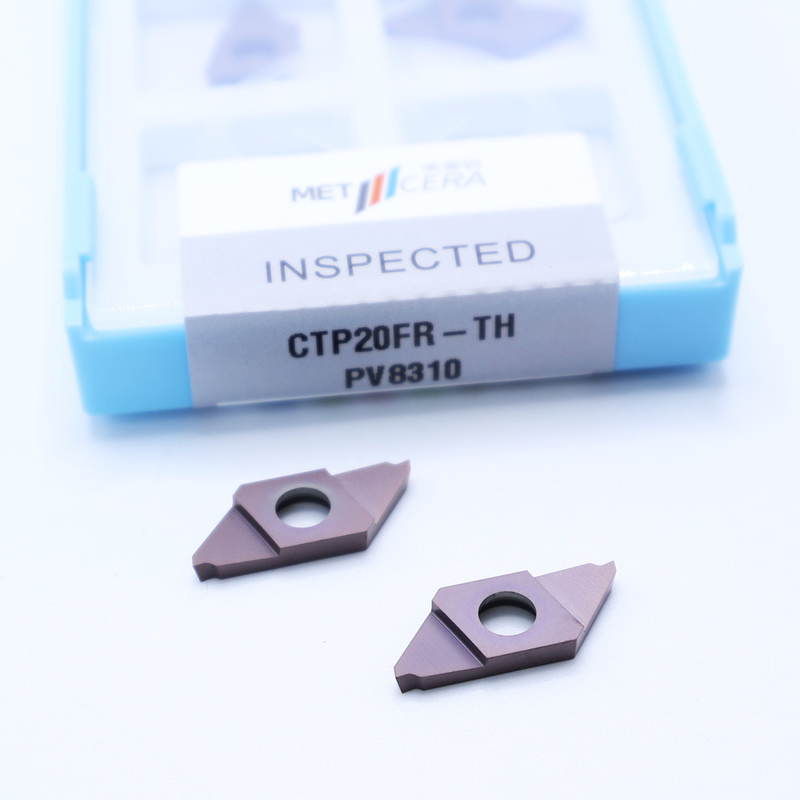 PV8310 Bronzen CNC-carbide insert voor afsnijden CTP PVD-gecoat afsnijden indexbare insets CTP20FR-TH Perfect voor CTP