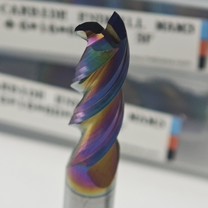 Solid Carbide MAE PLUS 3 Flutes End Mill 4mm Φ4x12x4Dx50mm voor het bewerken van niet-ijzeren metalen