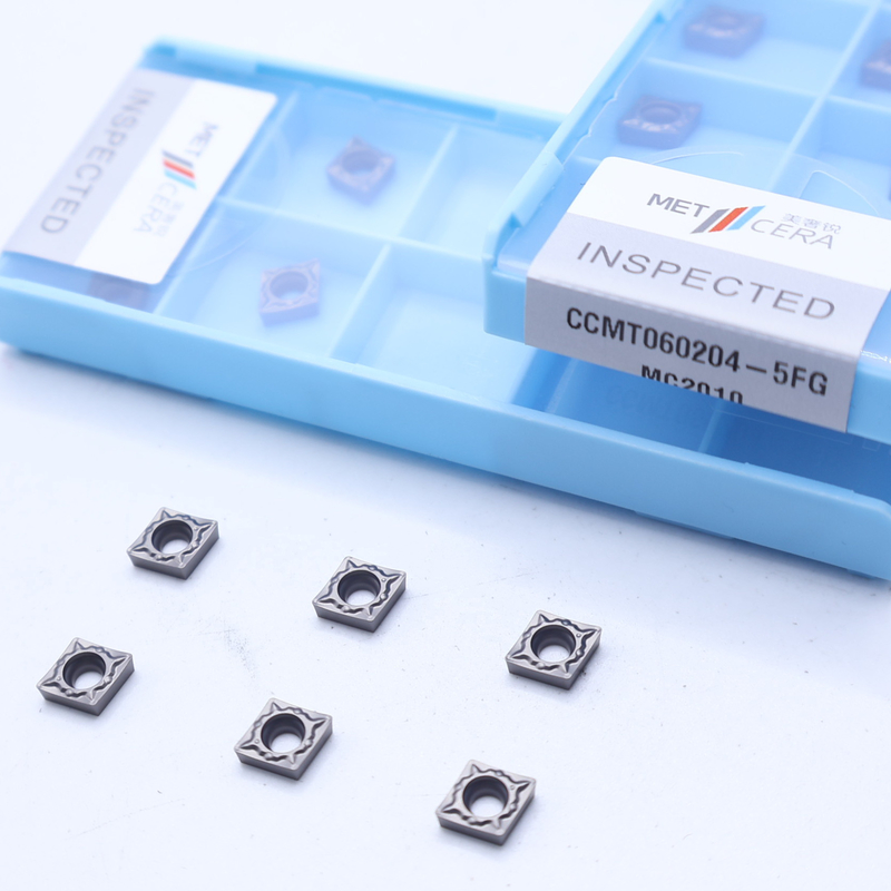 CNC-draaiinzetten met hoge weerstand CCMT06-5FG CCMT09-5FG Externe en interne draaiinzetten