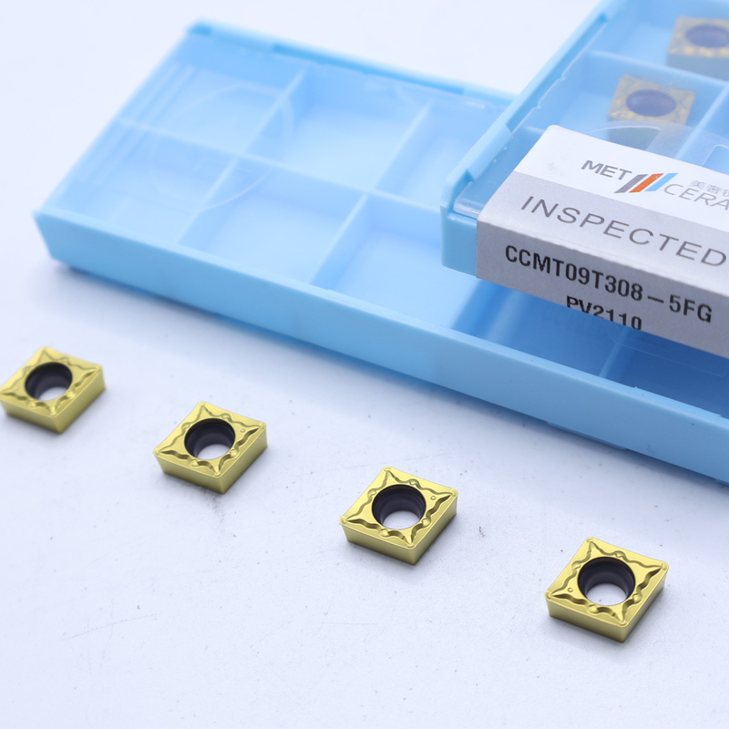 CNC-draaiinzetten met hoge weerstand CCMT06-5FG CCMT09-5FG Externe en interne draaiinzetten