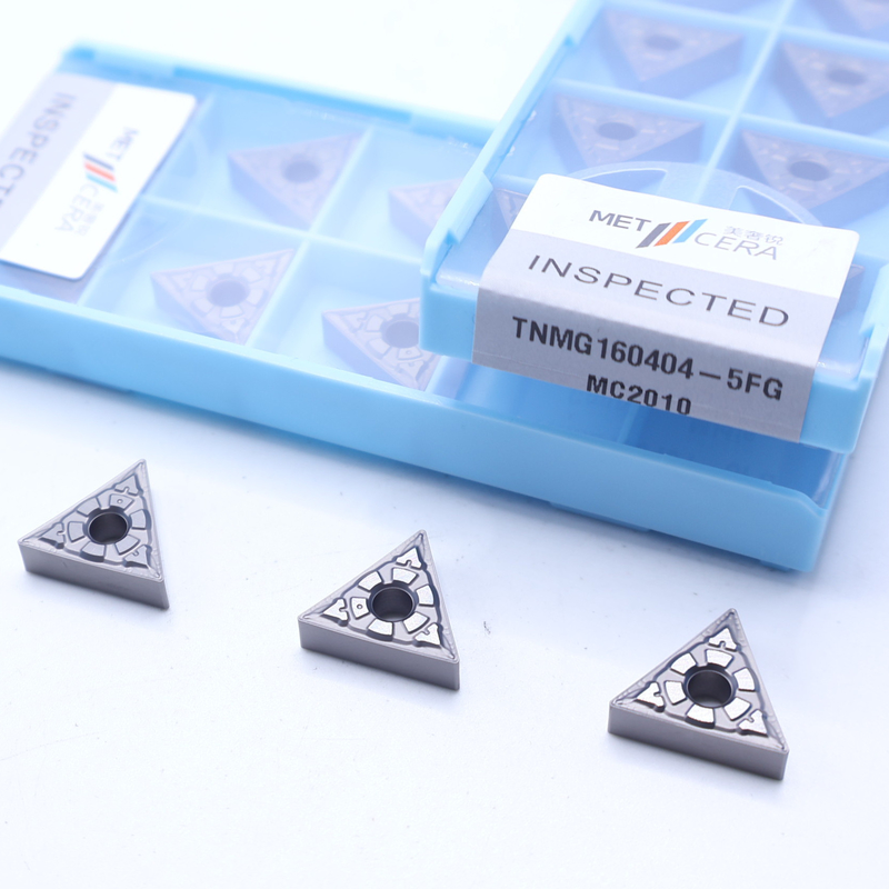 MC2010/PV2110/PV2310 TNMG160404 TNMG160408 CNC-draaiinzetten Cermet-draaiinzetten voor CNC-machine in 5FG-chipbreker