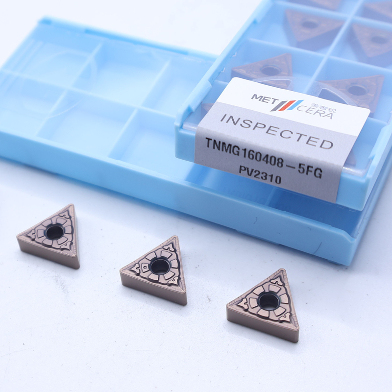 MC2010/PV2110/PV2310 TNMG160404 TNMG160408 CNC-draaiinzetten Cermet-draaiinzetten voor CNC-machine in 5FG-chipbreker