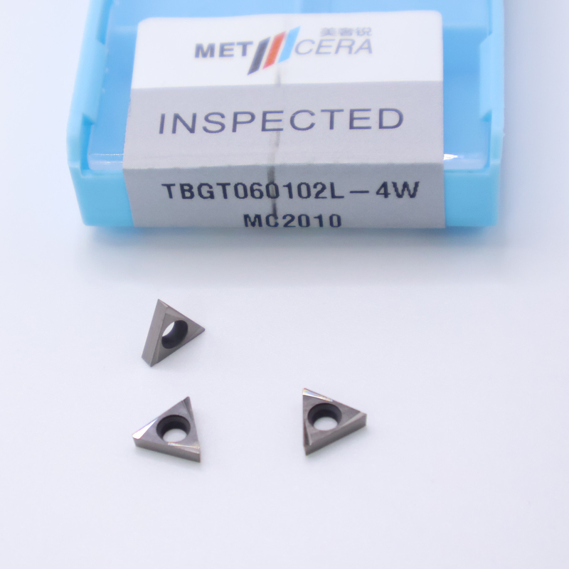 MC2010/PV2110 Graad Cermet CNC-draai-inzetstukken met afwerkingsinzetstukken en 4W chipbreaker