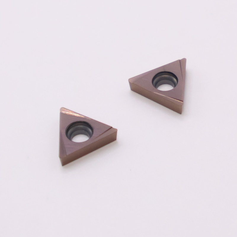 TPGT10 TPGT11 Carbide-draaiinzetten voor CNC-draaien 4W chipbreaker in zilver / brons