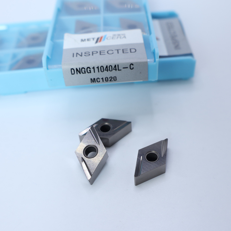 DNGG1104 DNGG11 Cermet CNC Cermet draaibanden, Finish Inserts met C Finish Chip Breaker
