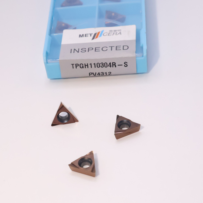 TPGH08 TPGH09 TPGH11 Carbide-draai-invoegingen, Carbide-CNC-draai-invoegingen met S-chipbreaker