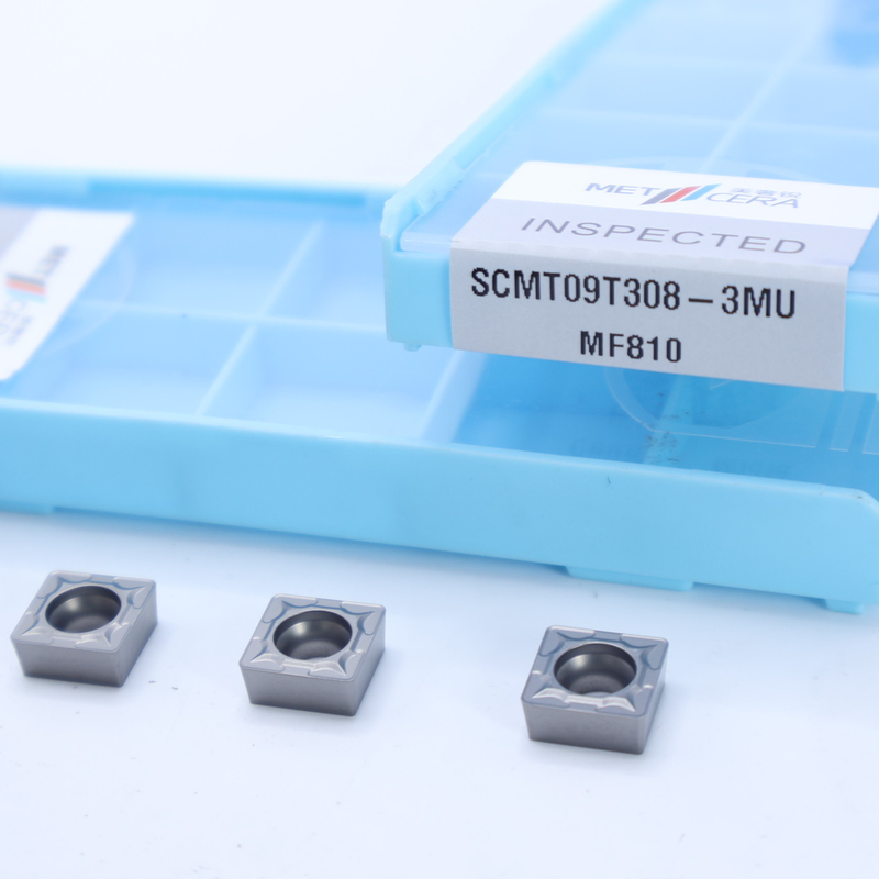 MF810 Carbide-draai-insert SCMT09T Negatieve CNC-insert met 3MU half afgewerkte chipbreaker