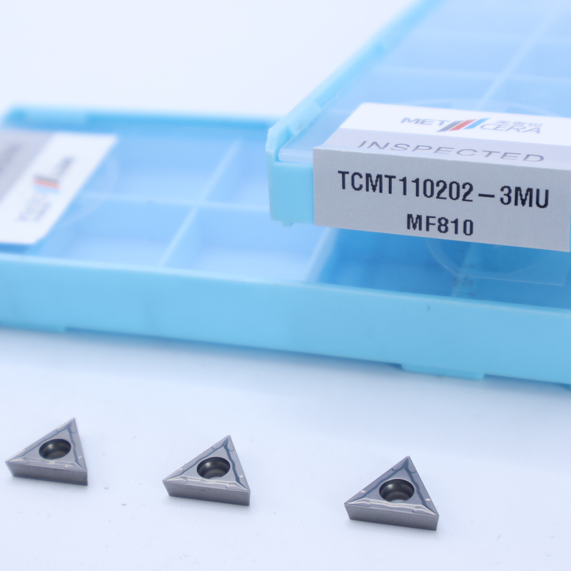 Klasse MF810 Zilvercarbide draaiend insert TCMT09 TCMT11 TCMT16 Positief CNC-insert met 3MU half afgewerkte chipbreaker