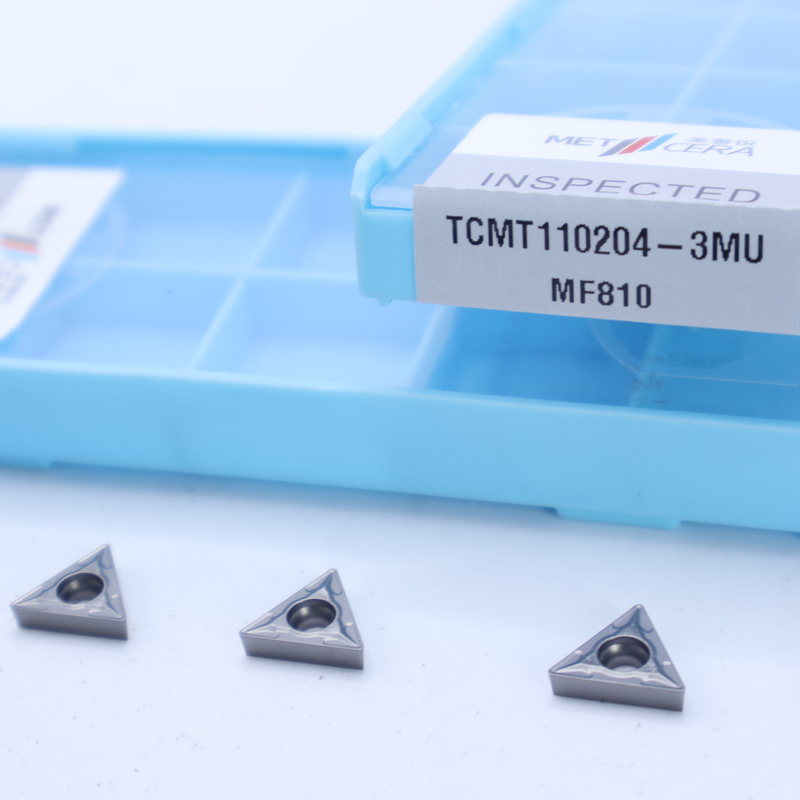 Klasse MF810 Zilvercarbide draaiend insert TCMT09 TCMT11 TCMT16 Positief CNC-insert met 3MU half afgewerkte chipbreaker