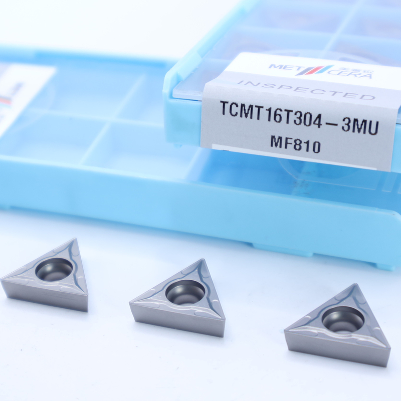 Klasse MF810 Zilvercarbide draaiend insert TCMT09 TCMT11 TCMT16 Positief CNC-insert met 3MU half afgewerkte chipbreaker