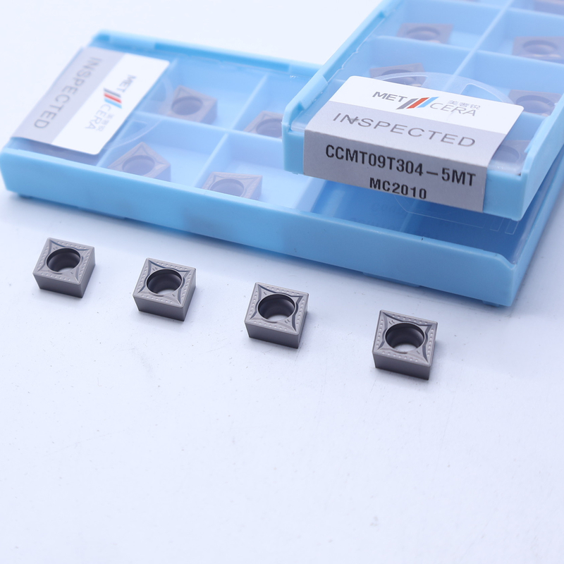 CCMT06 CCMT09 Positieve CNC-draai-inzetstukken met 5MT half-afgeronde chipbrekers, Cermet-draaiinzetstuk