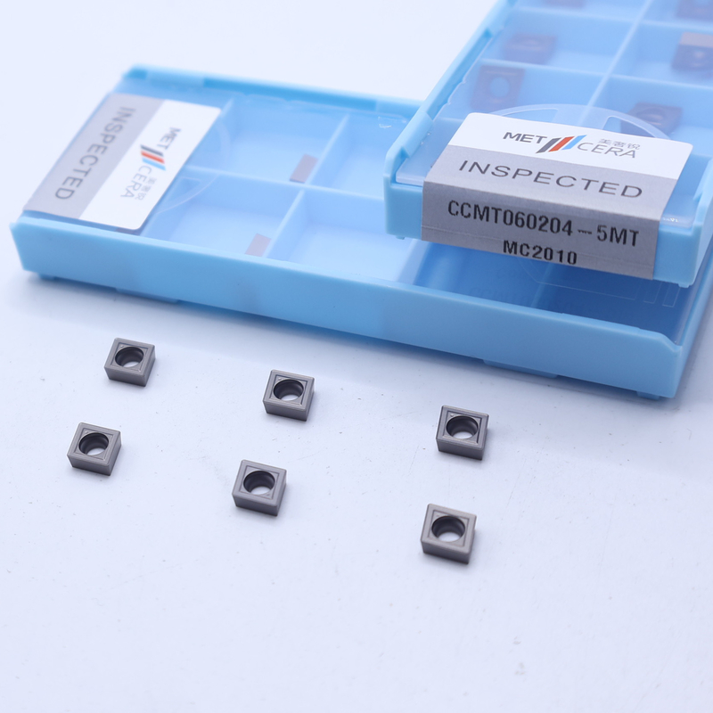 CCMT06 CCMT09 Positieve CNC-draai-inzetstukken met 5MT half-afgeronde chipbrekers, Cermet-draaiinzetstuk