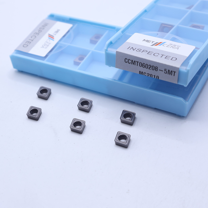 CCMT06 CCMT09 Positieve CNC-draai-inzetstukken met 5MT half-afgeronde chipbrekers, Cermet-draaiinzetstuk
