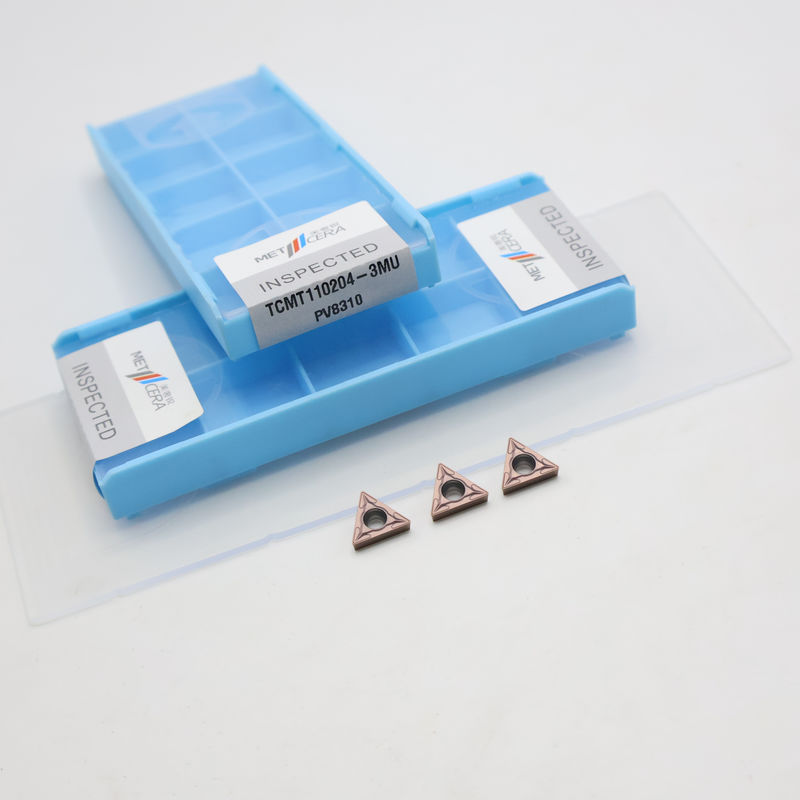 Gecoat Carbide Turning Insert TCMT09 TCMT11 TCMT16 Positieve CNC-insert met 3MU half afgewerkte chipbreaker