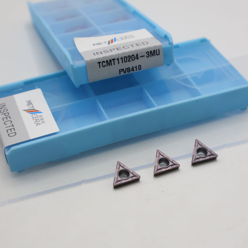 Gecoat Carbide Turning Insert TCMT09 TCMT11 TCMT16 Positieve CNC-insert met 3MU half afgewerkte chipbreaker