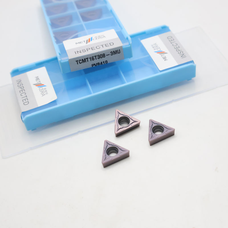 Gecoat Carbide Turning Insert TCMT09 TCMT11 TCMT16 Positieve CNC-insert met 3MU half afgewerkte chipbreaker