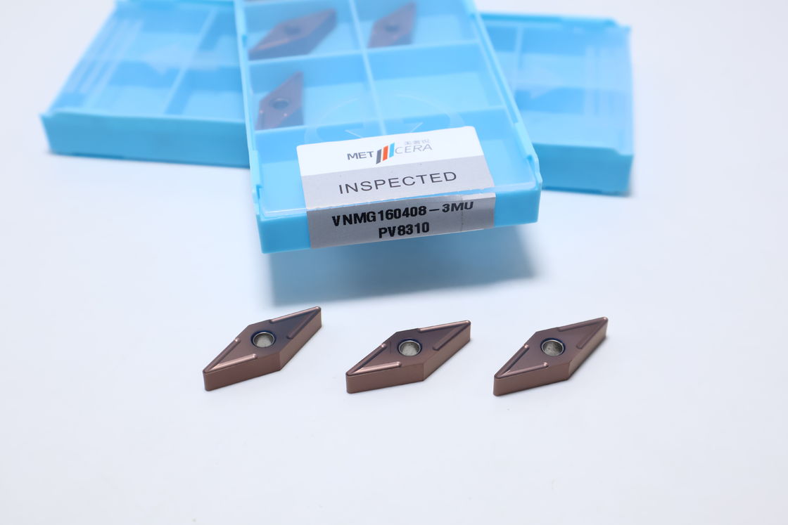 VNMG1604 Indekseerbare uitwendige carbide-draaiinzet voor het snijden van roestvrij boorstaafinzet